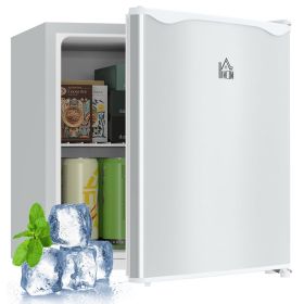 1.1 Cu.Ft Countertop Mini Freezer, Compact Upright Freezer with Removable Shelves, White (Option: White-510x465x530 mm)
