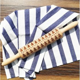 Rolling Pin Christmas Embossing (Option: Tree 39cm)