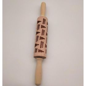 Rolling Pin Christmas Embossing (Option: Merry Christmas 43cm)